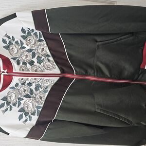 Reason Red and Green Bomber Jacket